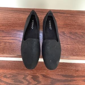 Vionic Willa Slip on Flat, Size 8.5M, New, Black